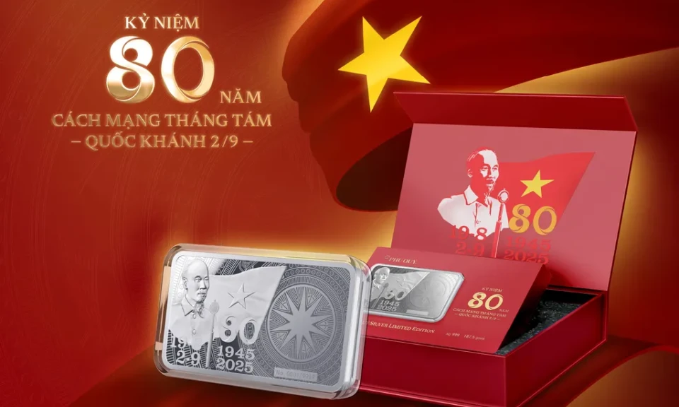 Special silver bars commemorate the 80th anniversary of the August Revolution and National Day