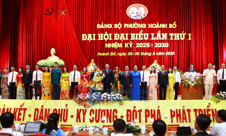 Đại hội đại biểu Đảng bộ phường Hoành Bồ lần thứ I, nhiệm kỳ 2025-2030, tháng 8-2025