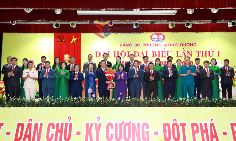 Đại hội đại biểu Đảng bộ phường Mông Dương lần thứ I, nhiệm kỳ 2025-2030