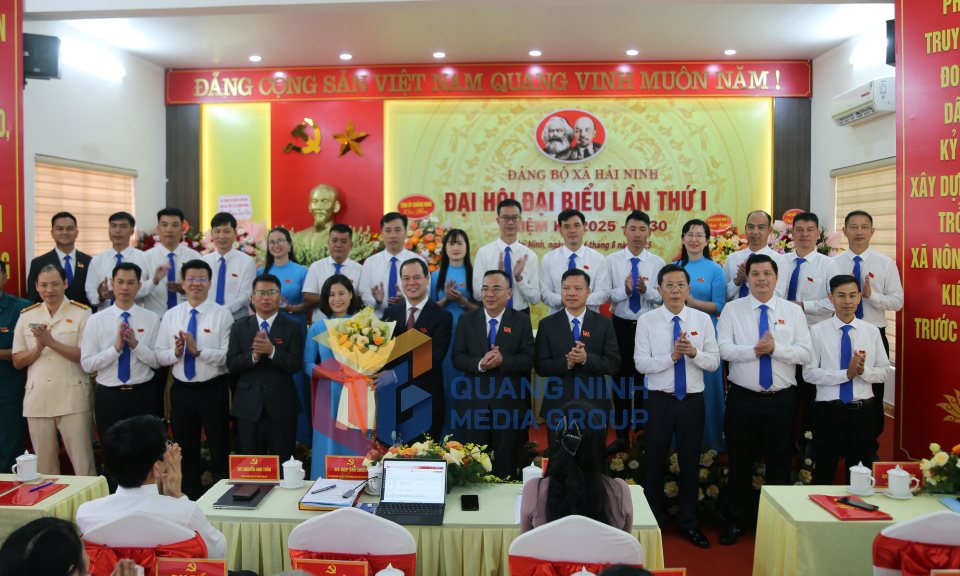 Đại hội Đại biểu Đảng bộ xã Hải Ninh lần thứ I, nhiệm kỳ 2025-2030, tháng 8-2025