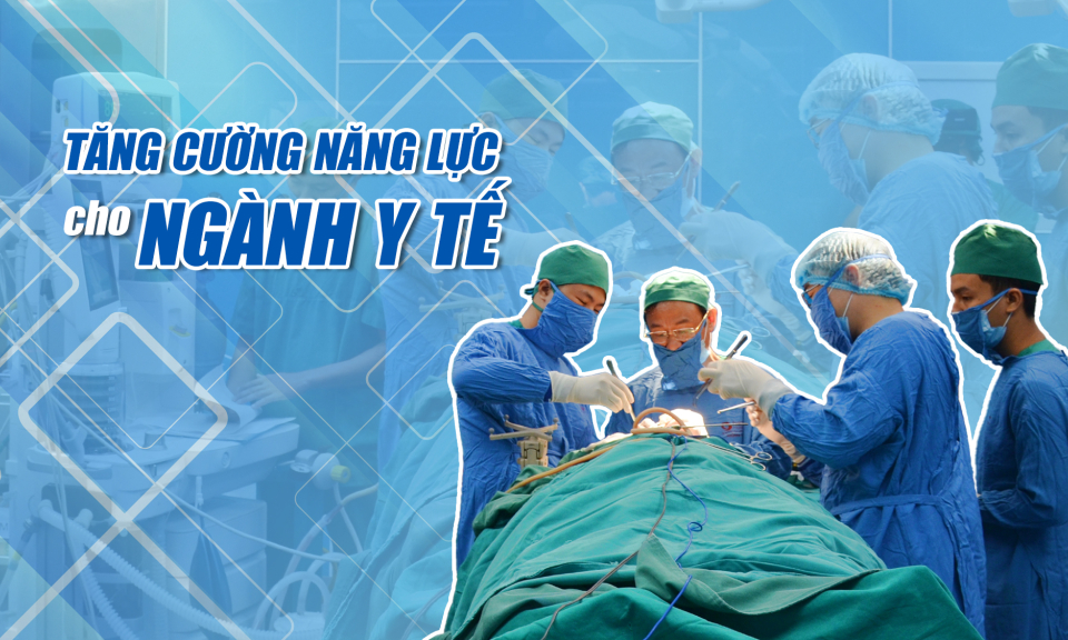 Tăng cường năng lực cho ngành Y tế