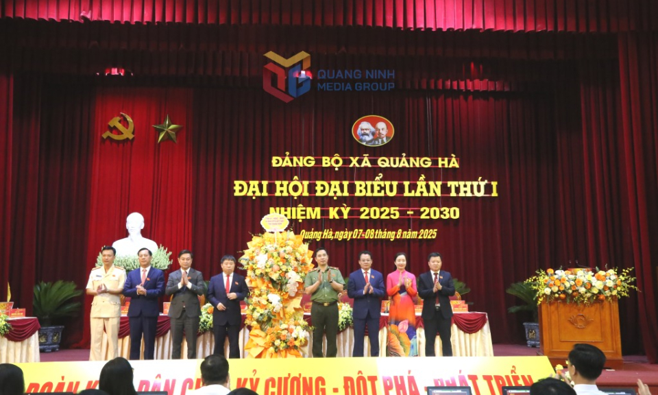 Đại hội đại biểu Đảng bộ xã Quảng Hà lần thứ I, nhiệm kỳ 2025-2030