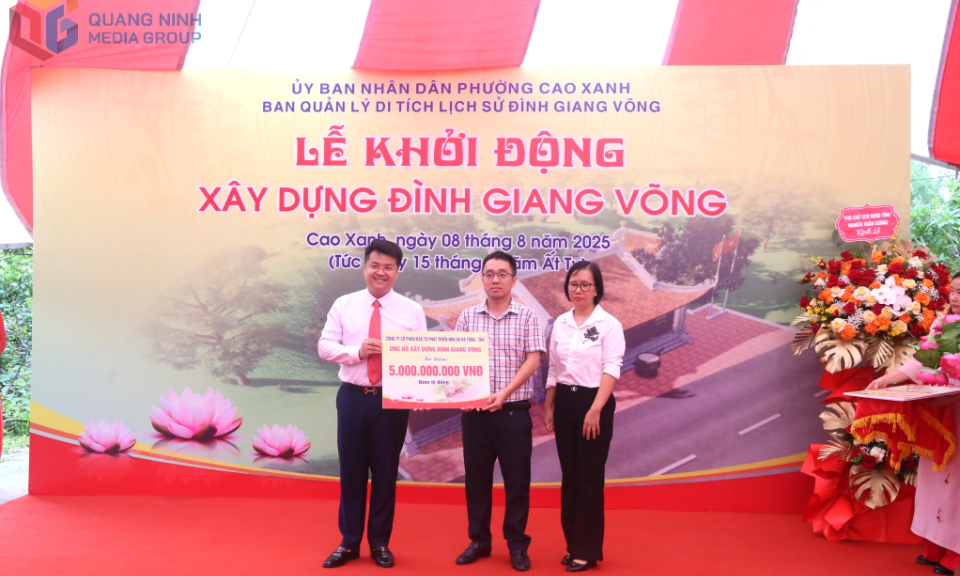 Khởi động xây dựng đình Giang Võng