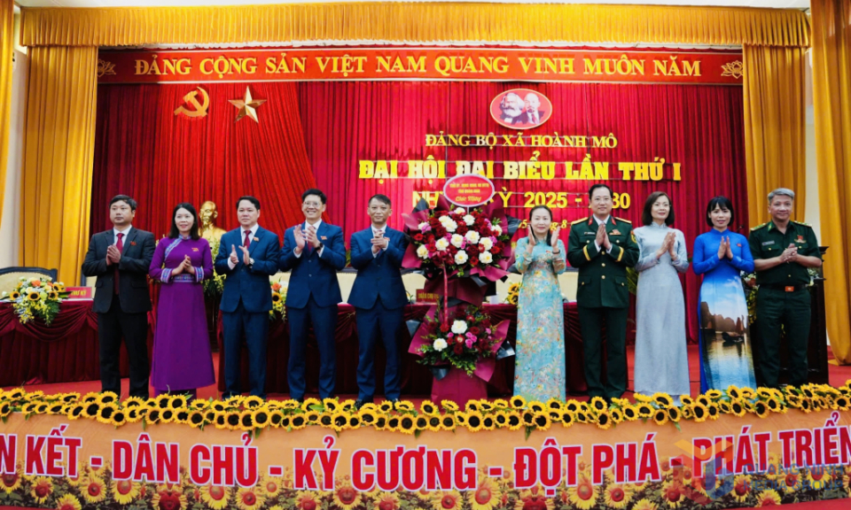 Đại hội đại biểu Đảng bộ xã Hoành Mô lần thứ I, nhiệm kỳ 2025-2030