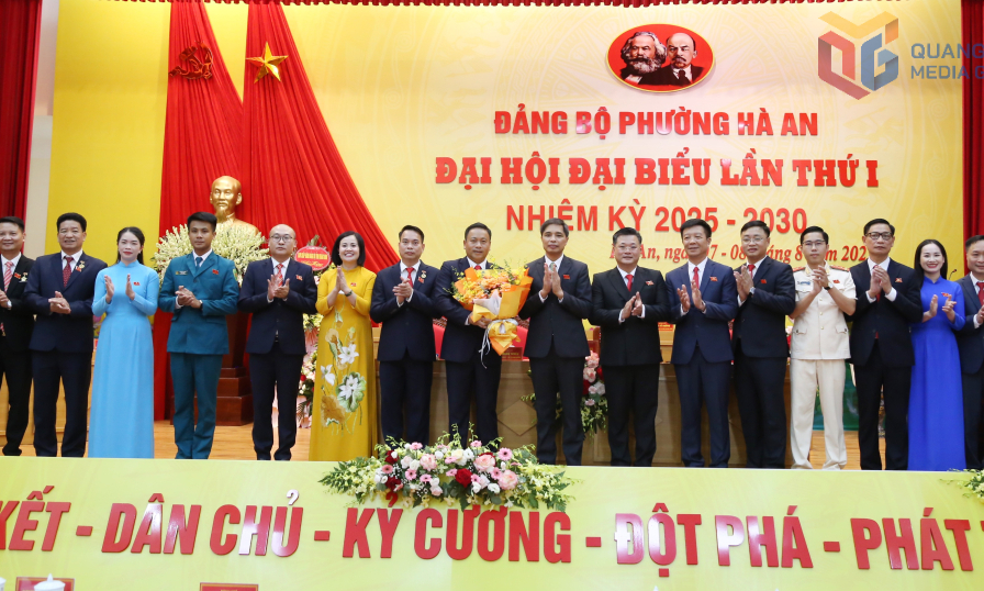 Đại hội đại biểu Đảng bộ phường Hà An lần thứ I, nhiệm kỳ 2025-2030
