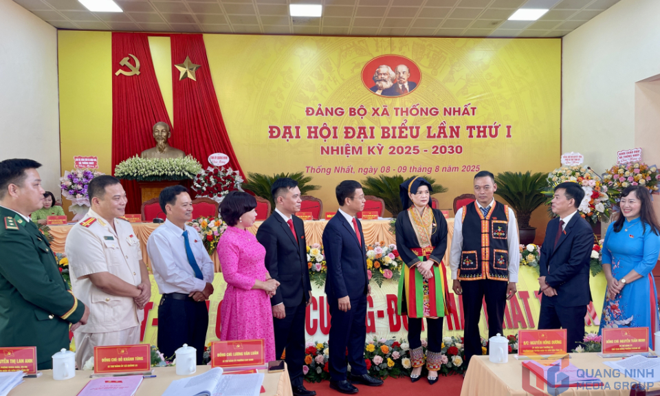 Đại hội đại biểu Đảng bộ xã Thống Nhất lần thứ I, nhiệm kỳ 2025-2030
