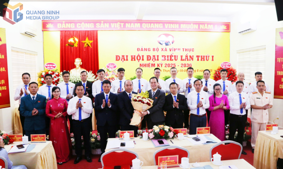 Đại hội đại biểu Đảng bộ xã Vĩnh Thực lần thứ I, nhiệm kỳ 2025-2030