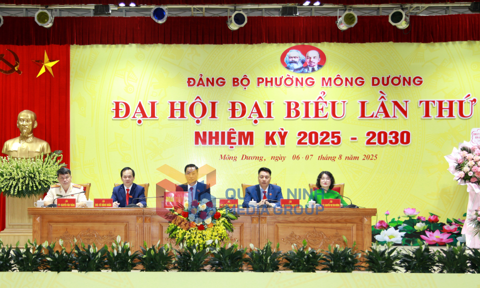 Đại hội đại biểu Đảng bộ phường Mông Dương lần thứ I, nhiệm kỳ 2025-2030