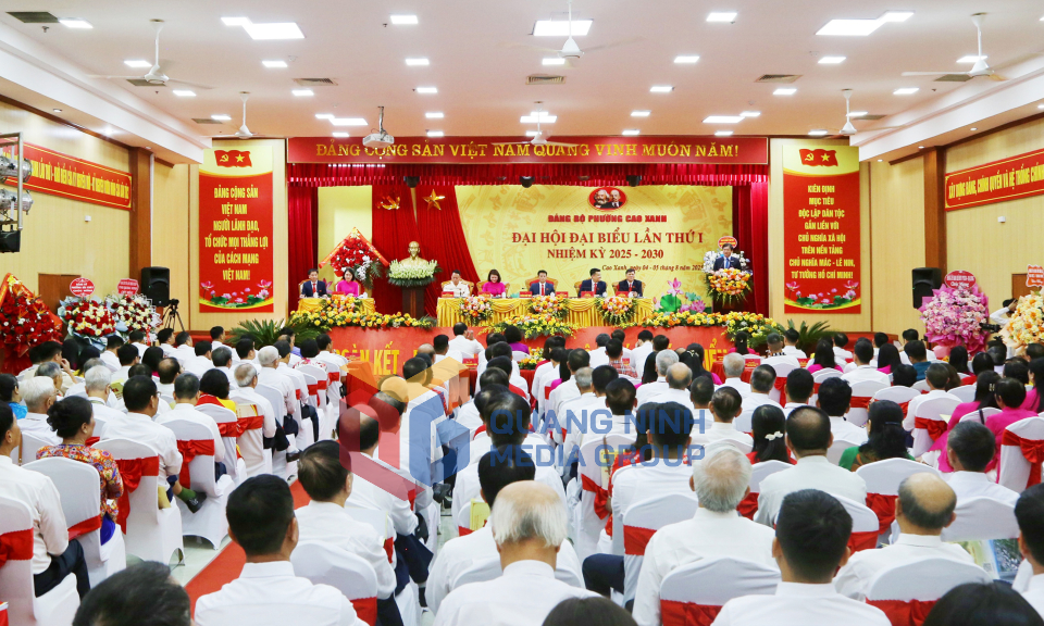 Đại hội đại biểu Đảng bộ phường Cao Xanh lần thứ I, nhiệm kỳ 2025-2030