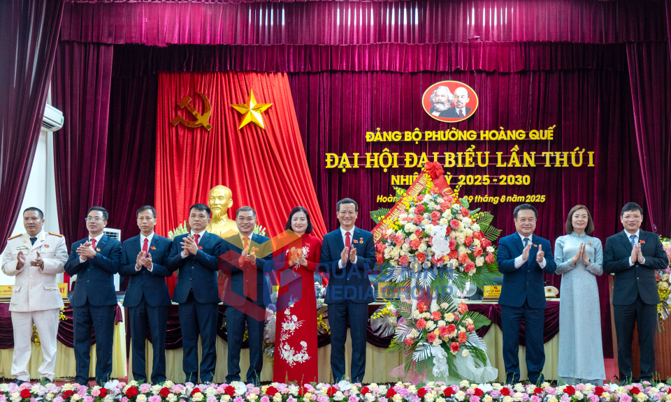 Đại hội đại biểu Đảng bộ phường Hoàng Quế lần thứ I, nhiệm kỳ 2025-2030, tháng 8-2025
