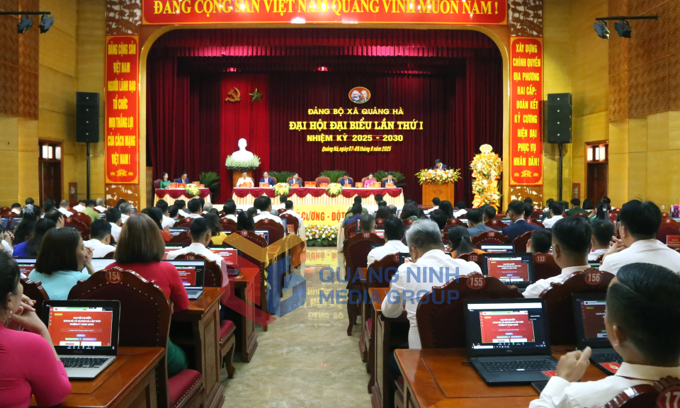 Đại hội Đại biểu Đảng bộ xã Quảng Hà lần thứ I, nhiệm kỳ 2025-2030