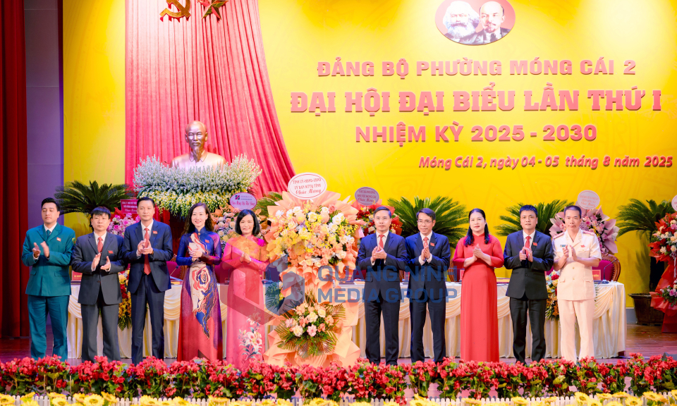 Đại hội đại biểu Đảng bộ phường Móng Cái 2 lần thứ I, nhiệm kỳ 2025 - 2030, tháng 8-2025
