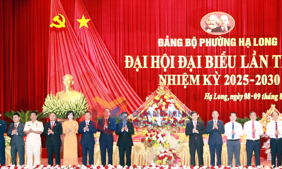 Đại hội đại biểu Đảng bộ phường Hạ Long lần thứ I, nhiệm kỳ 2025-2030, tháng 8-2025