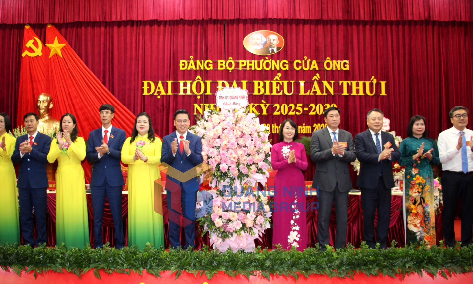 Đại hội đại biểu Đảng bộ phường Cửa Ông lần thứ I, nhiệm kỳ 2025-2030, tháng 8-2025