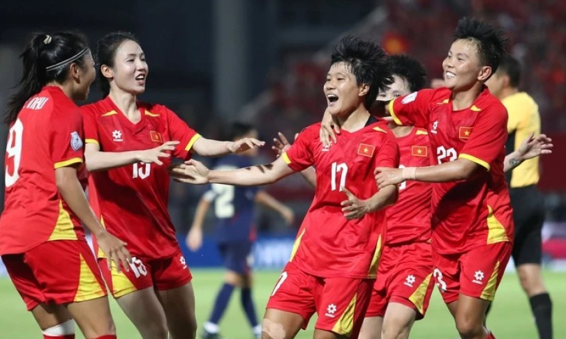 Đánh bại Thái Lan, tuyển nữ Việt Nam vào bán kết với chiến tích 'thắng tuyệt đối'