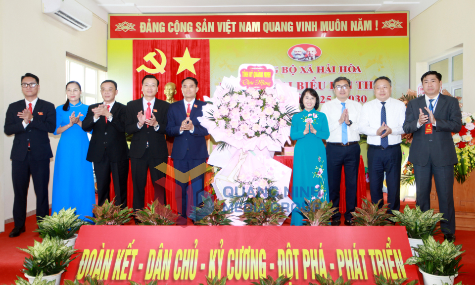 Đại hội đại biểu Đảng bộ xã Hải Hòa lần thứ I, nhiệm kỳ 2025-2030, tháng 8-2025