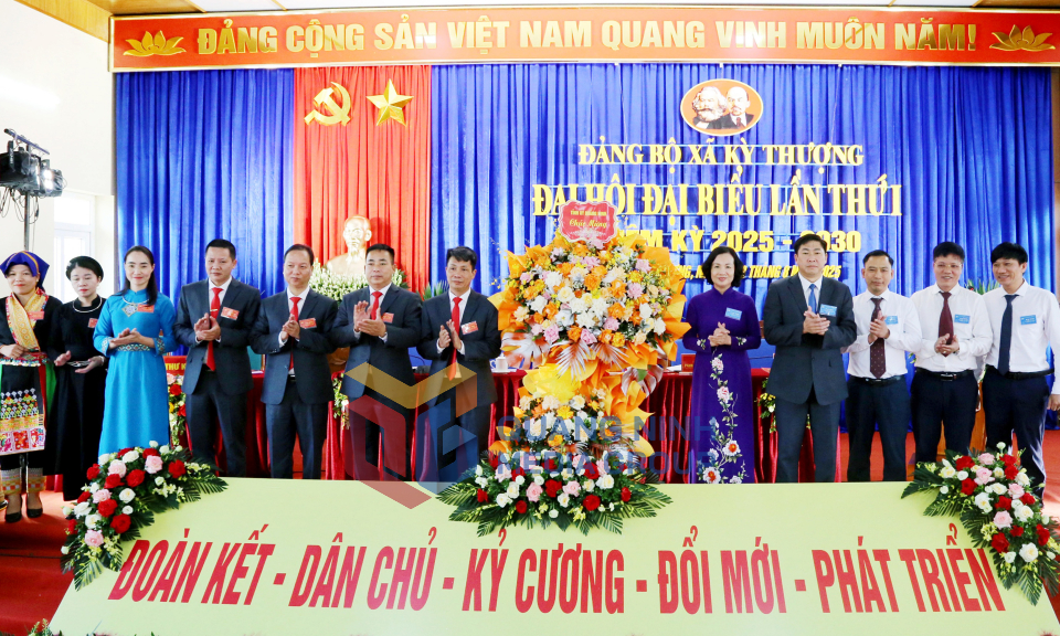 Đại hội đại biểu Đảng bộ xã Kỳ Thượng lần thứ I, nhiệm kỳ 2025-2030