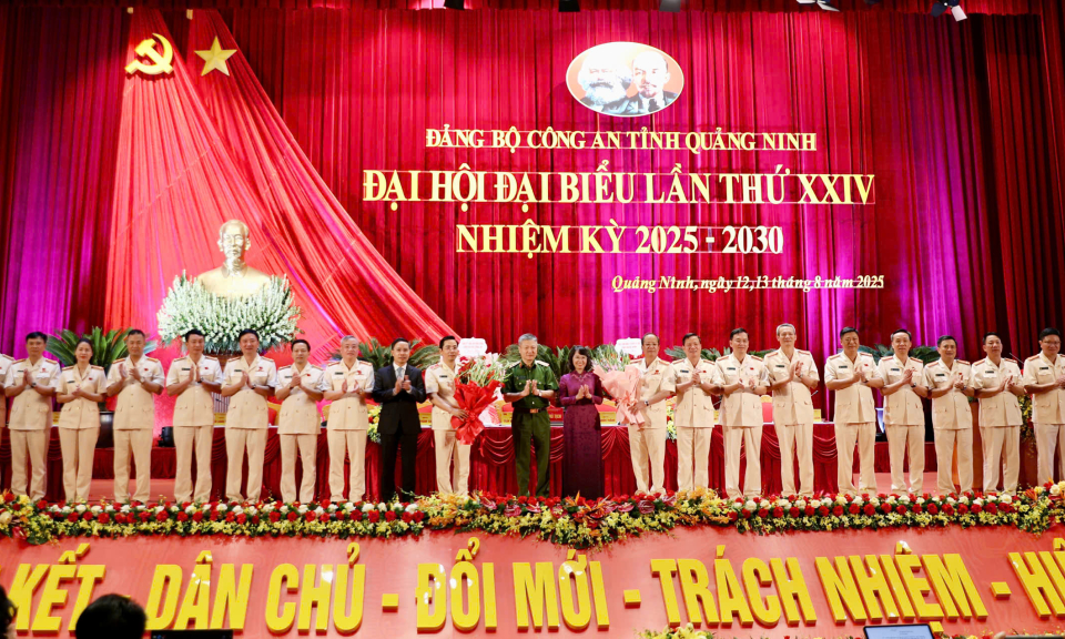 Đại hội đại biểu Đảng bộ Công an tỉnh lần thứ XXIV, nhiệm kỳ 2025-2030