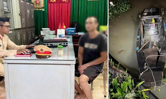 Phát hiện người điều khiển ghe máy trên sông Đồng Nai dương tính với ma túy