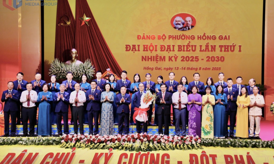 Đại hội đại biểu Đảng bộ phường Hồng Gai lần thứ I, nhiệm kỳ 2025-2030