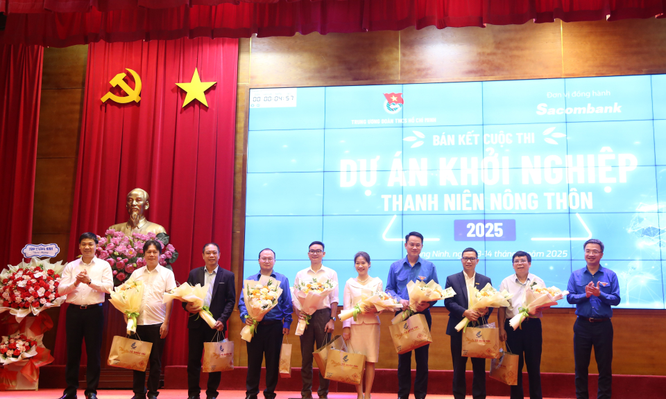 18 dự án tham dự Cuộc thi Dự án khởi nghiệp Thanh niên nông thôn năm 2025