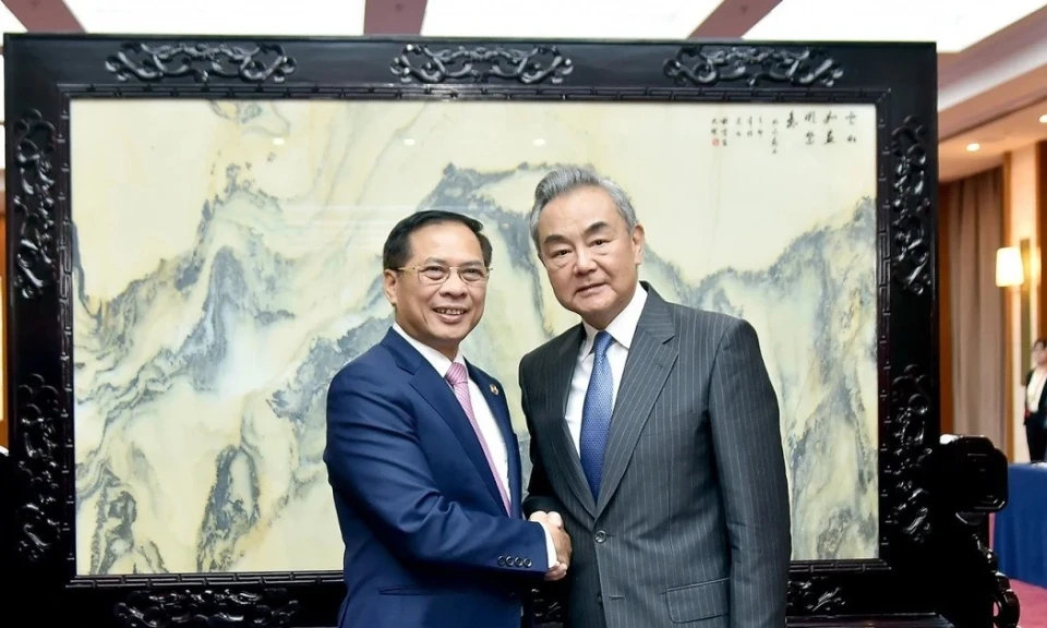 Phó Thủ tướng Bùi Thanh Sơn hội đàm với Bộ trưởng Ngoại giao Trung Quốc