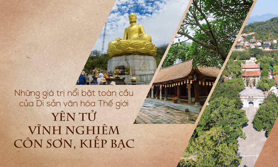 Những giá trị nổi bật toàn cầu của Di sản văn hóa thế giới Yên Tử - Vĩnh Nghiêm – Côn Sơn, Kiếp Bạc