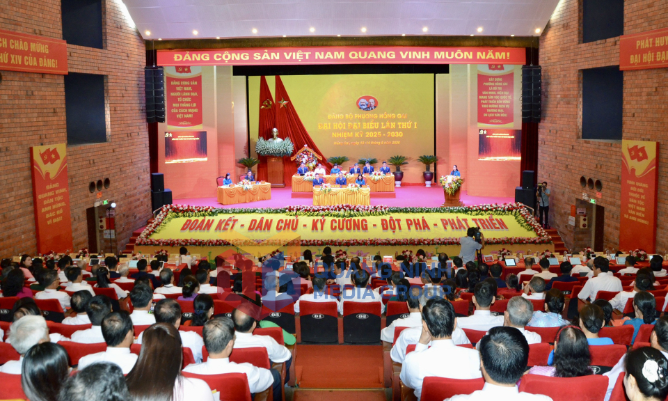 Đại hội đại biểu Đảng bộ phường Hồng Gai lần thứ I, nhiệm kỳ 2025-2030, tháng 8-2025
