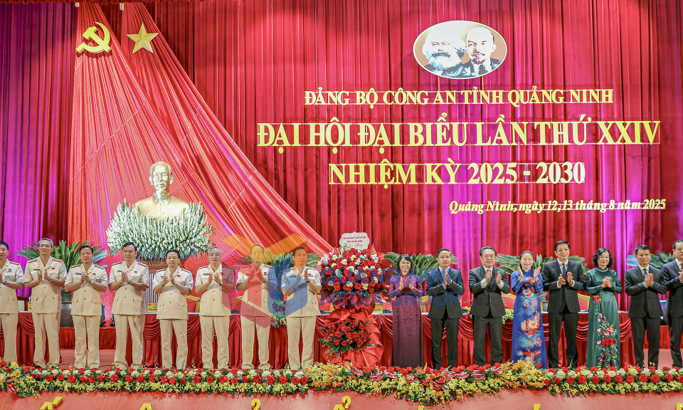Đại hội đại biểu Đảng bộ Công an tỉnh lần thứ XXIV, nhiệm kỳ 2025-2030, tháng 8-2025