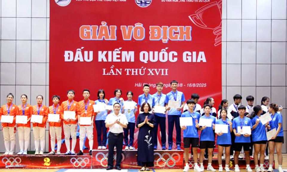 Giải Vô địch Đấu kiếm quốc gia năm 2025: Quảng Ninh giành 4 huy chương