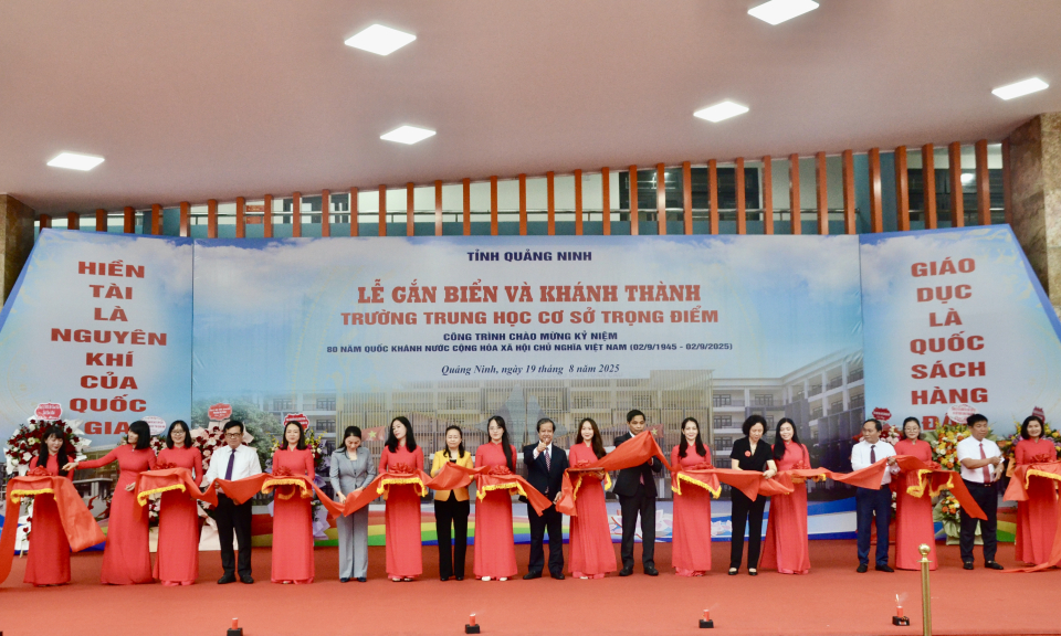 Khánh thành Trường THCS Trọng Điểm