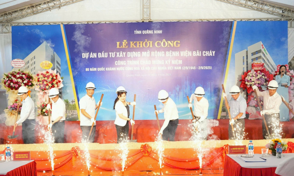 Khởi công Dự án Đầu tư xây dựng, mở rộng Bệnh viện Bãi Cháy