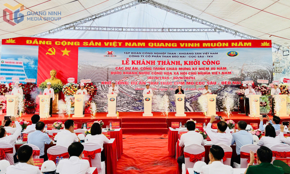 Khởi công Dự án khai thác cụm mỏ Cọc Sáu - Đèo Nai
