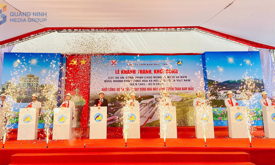 Khởi công Dự án đầu tư xây dựng nhà máy sàng tuyển Than Nam Mẫu