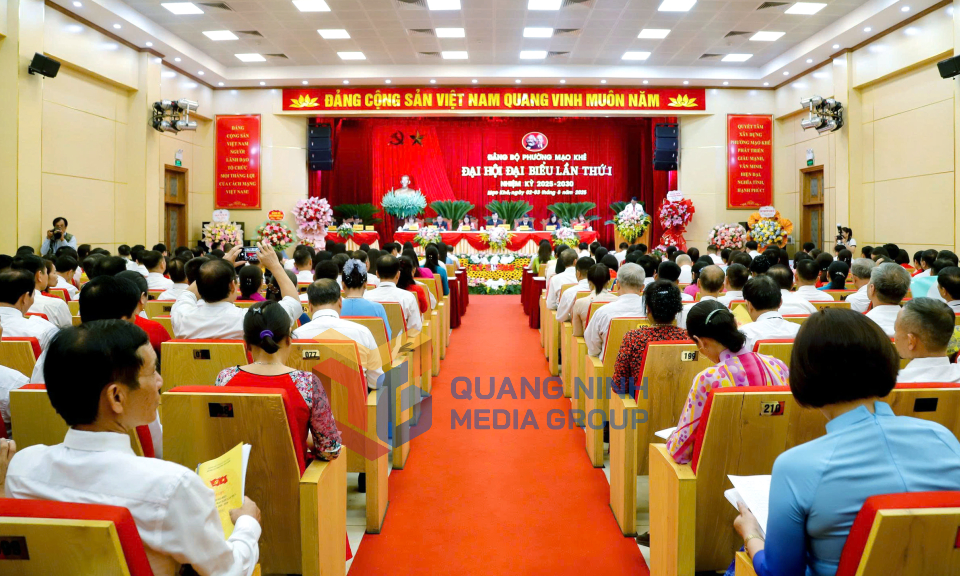 Đại hội đại biểu Đảng bộ phường Mạo Khê lần thứ I, nhiệm kỳ 2025-2030, tháng 8-2025