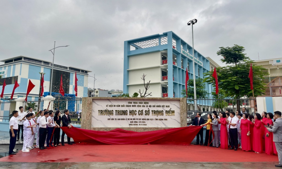 Trong Diem secondary school officially inaugurated
