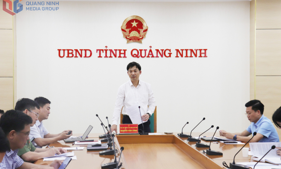 UBND tỉnh:  Nghe báo cáo về công tác quản lý nhà nước về tài nguyên, khoáng sản