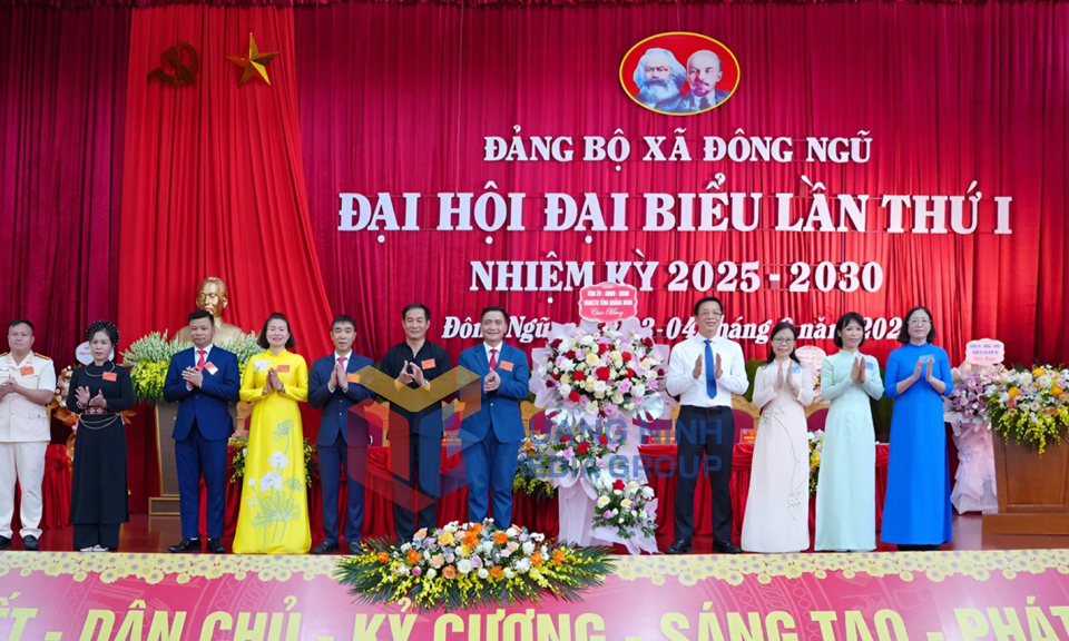 Đại hội đại biểu Đảng bộ xã Đông Ngũ lần thứ I, nhiệm kỳ 2025-2030, tháng 8-2025