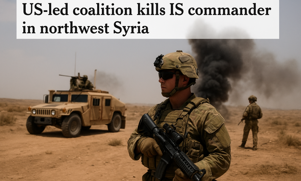 Liên quân do Mỹ dẫn đầu tiêu diệt chỉ huy của IS tại Tây Bắc Syria