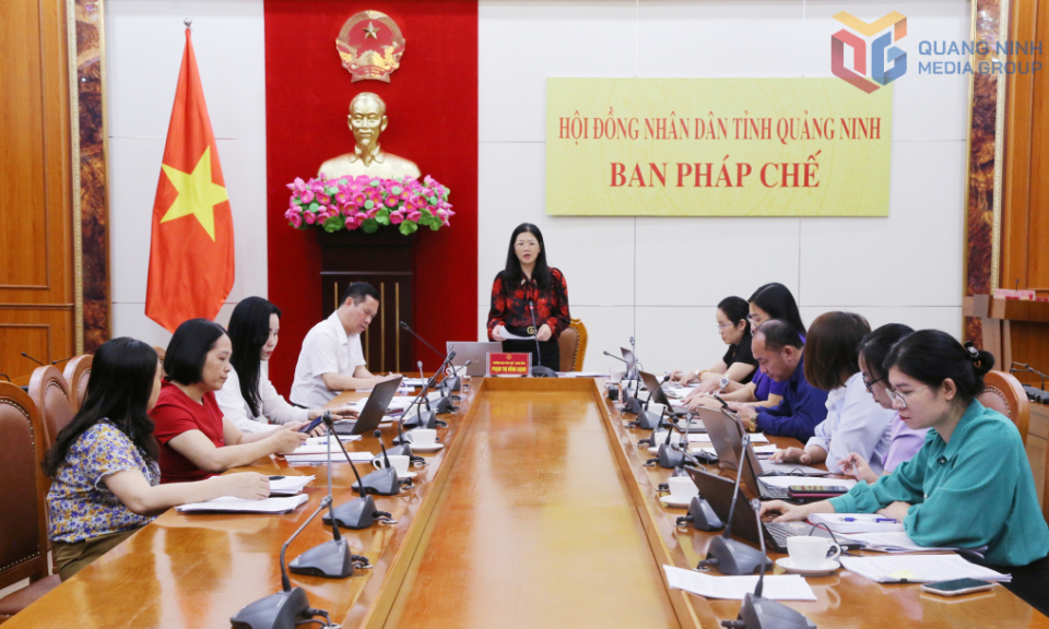 Ban Pháp chế HĐND tỉnh giám sát việc thực hiện Nghị quyết 124/NQ-HĐND đối với Sở Tư pháp