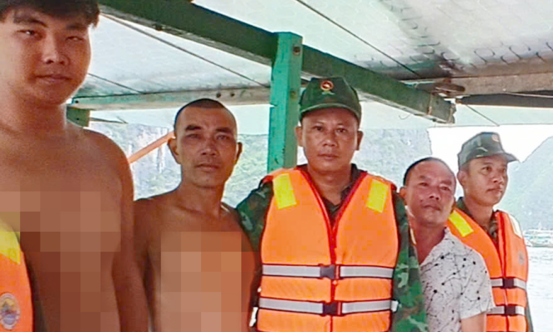 Kịp thời cứu hộ tàu cá và 3 ngư dân gặp nạn trên biển