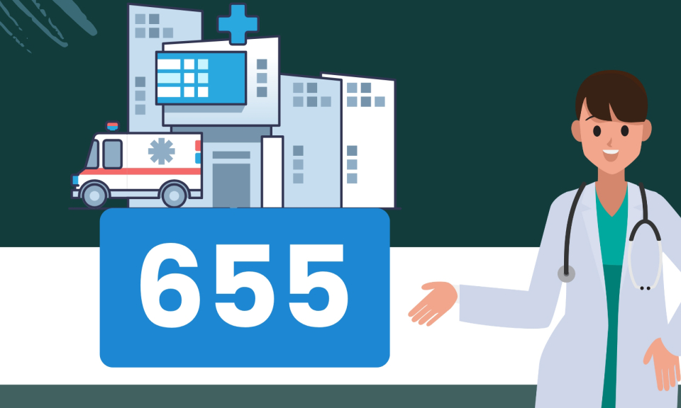 655 - là số cơ sở y tế tư nhân đang hoạt động trên địa bàn tỉnh