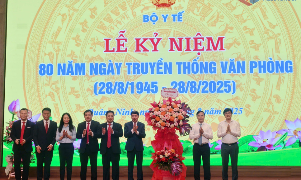 Bộ Y tế tổ chức Lễ kỷ niệm 80 năm Ngày truyền thống Văn phòng trong ngành Y tế
