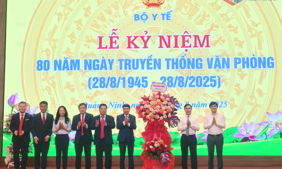 Bộ Y tế tổ chức Lễ kỷ niệm 80 năm Ngày truyền thống Văn phòng trong ngành Y tế