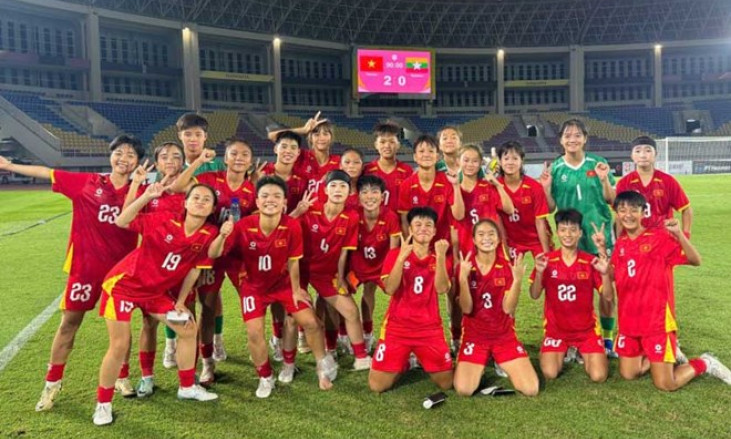 U16 nữ Việt Nam vào bán kết giải Đông Nam Á