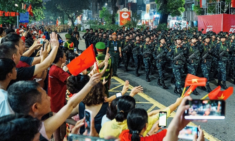 State-level preliminary review of the 80th National Day march-past, parade took place in Hà Nội