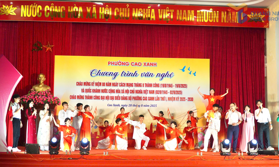 Phường Cao Xanh tổ chức Chương trình văn nghệ chào mừng 80 năm Quốc khánh 2/9