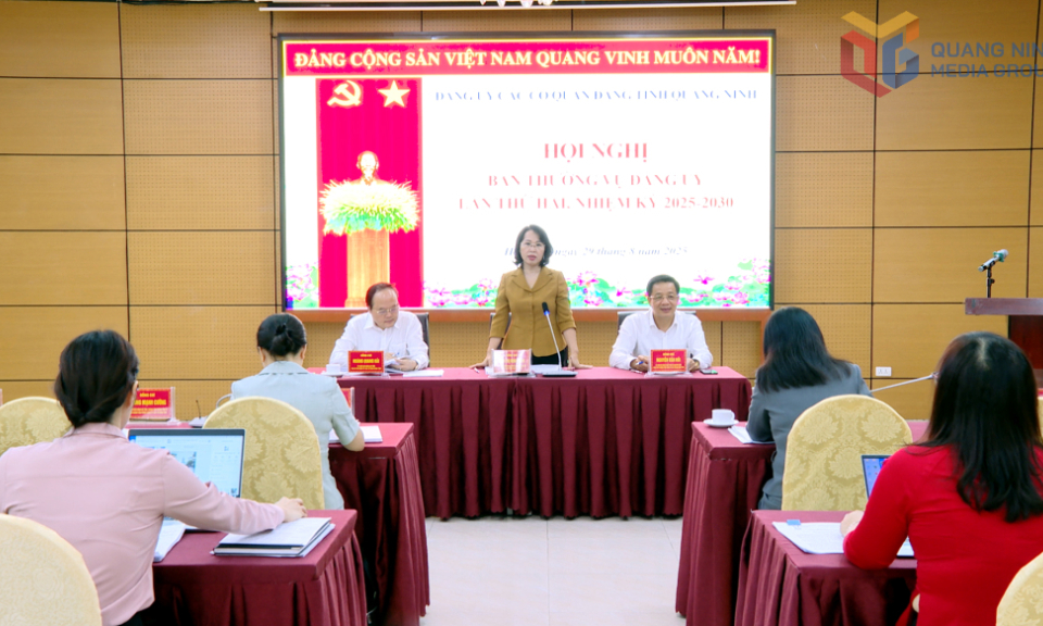 Hội nghị Ban Thường vụ, Ban Chấp hành Đảng bộ các Cơ quan Đảng tỉnh