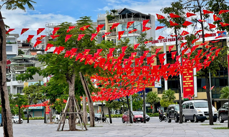 Quảng Ninh rực rỡ cờ hoa chào mừng 80 năm Quốc khánh