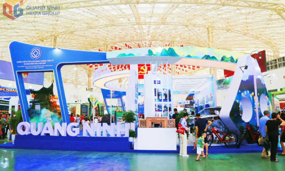 Ấn tượng không gian trưng bày của tỉnh Quảng Ninh tại Triển lãm thành tựu của đất nước